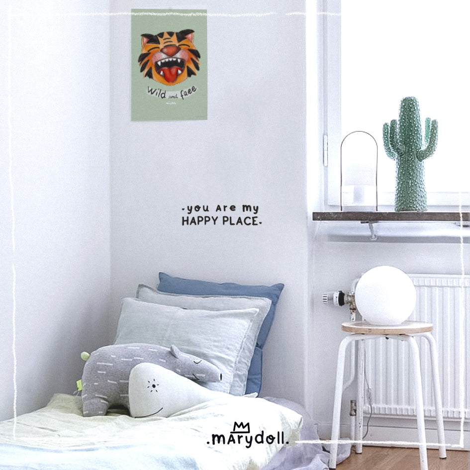 Wall vinyl | happy place