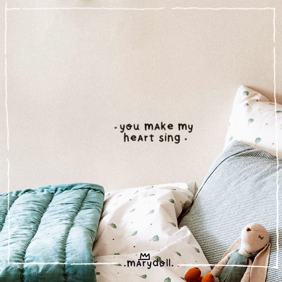 Wall vinyl | my heart sings