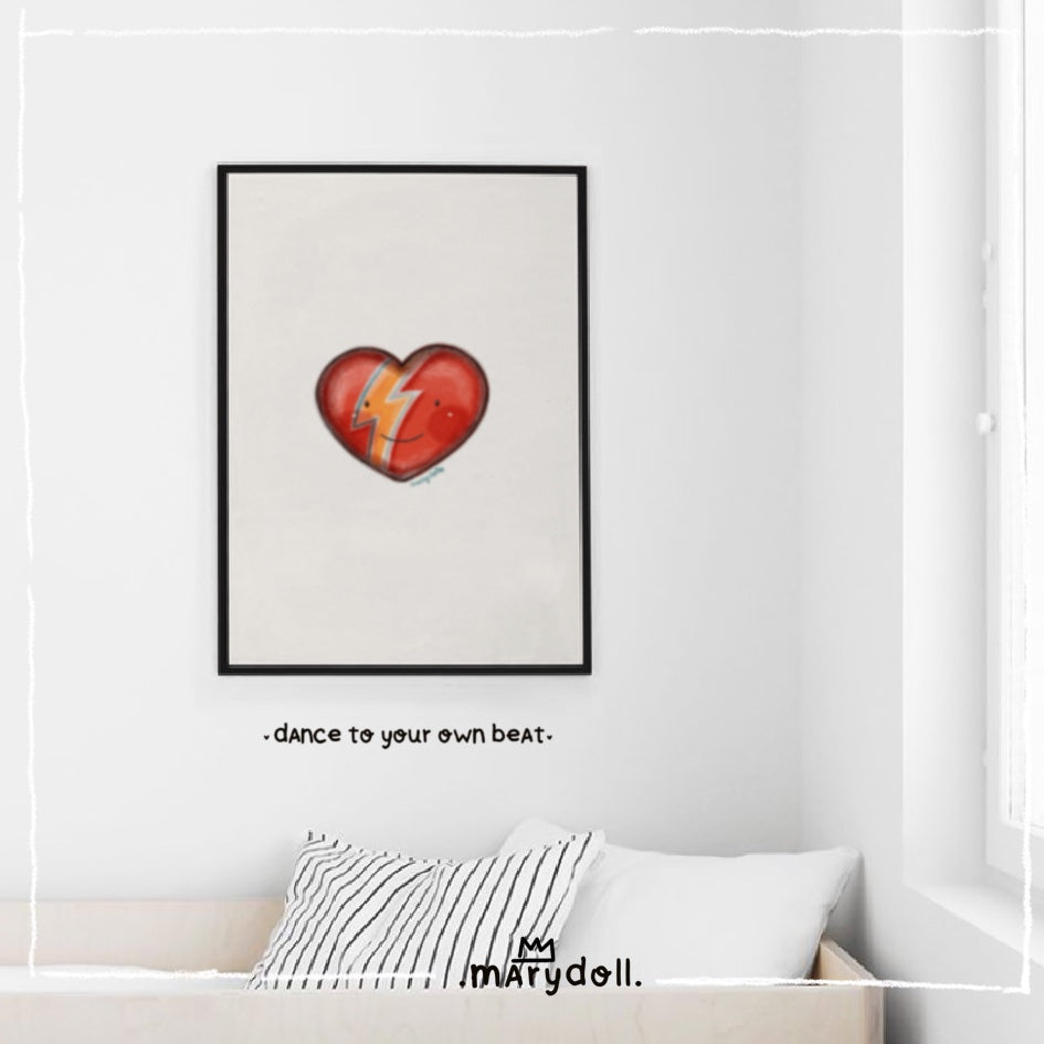 Wall vinyl | Dance to your own beat