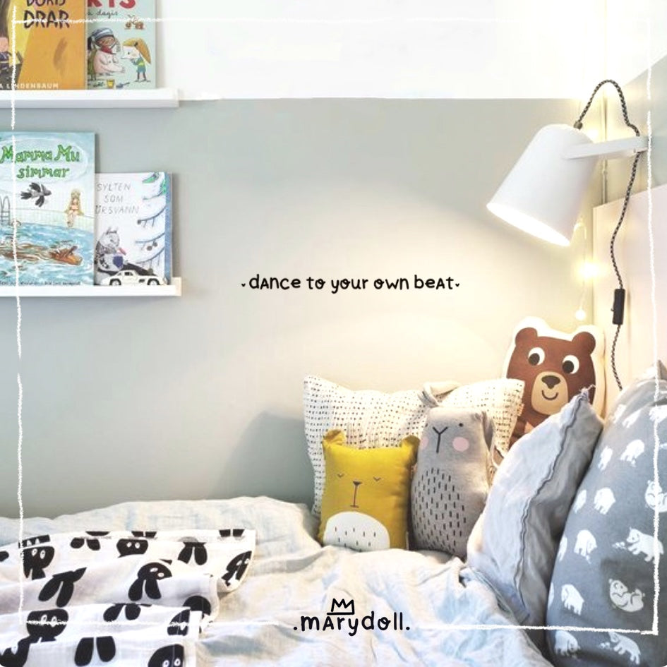 Wall vinyl | Dance to your own beat