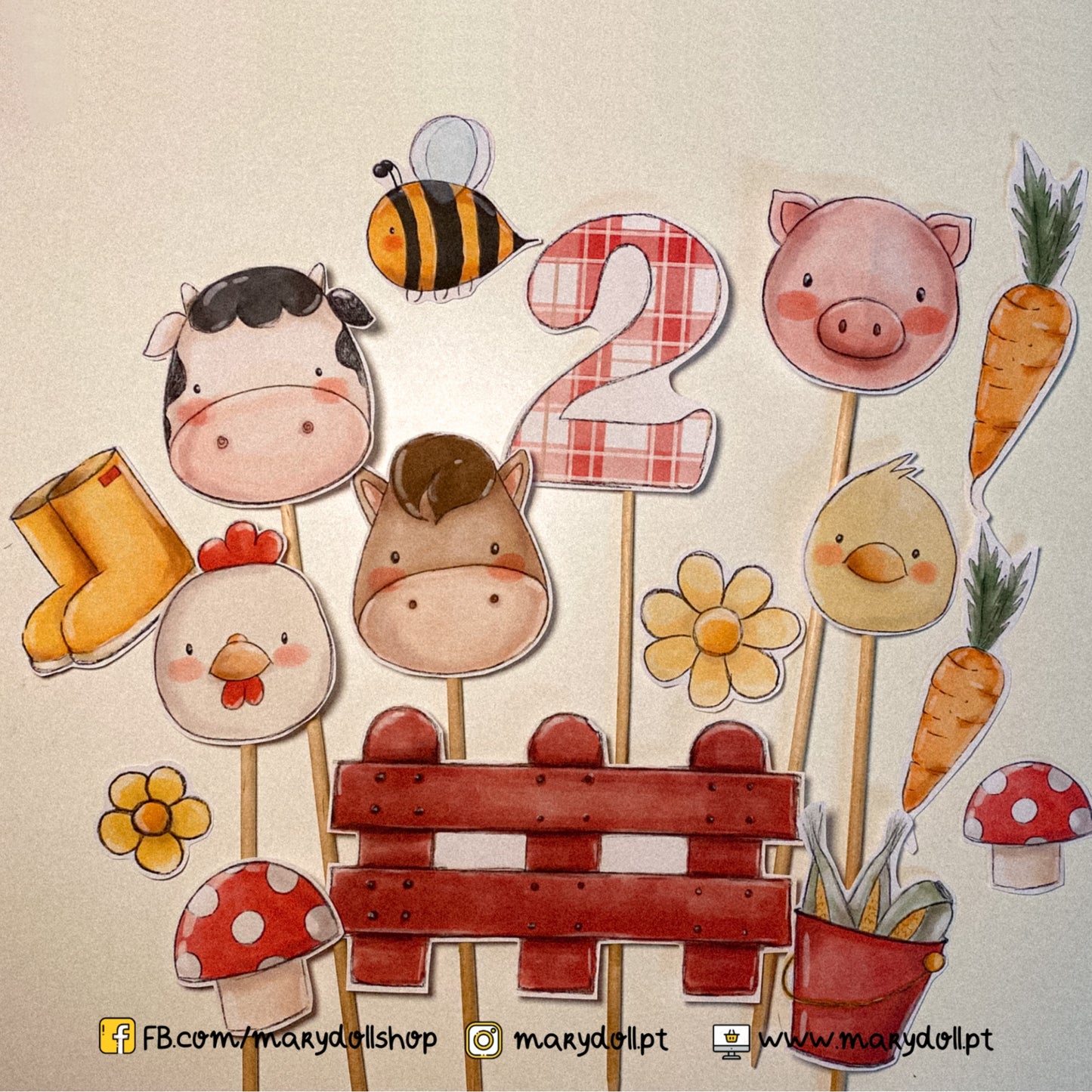 Kit Festa | Animais da Quinta
