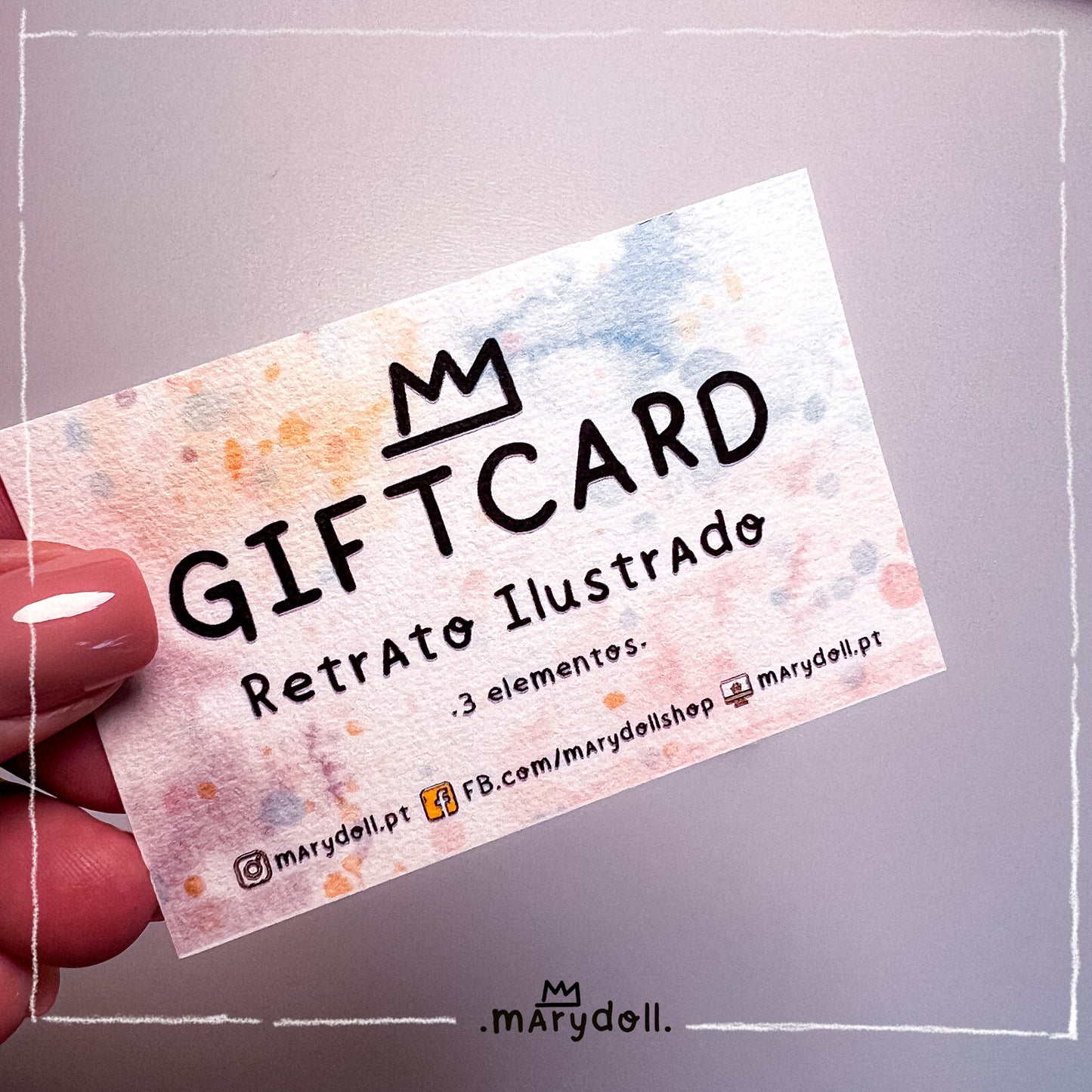 Gift card | Retrato ilustrado