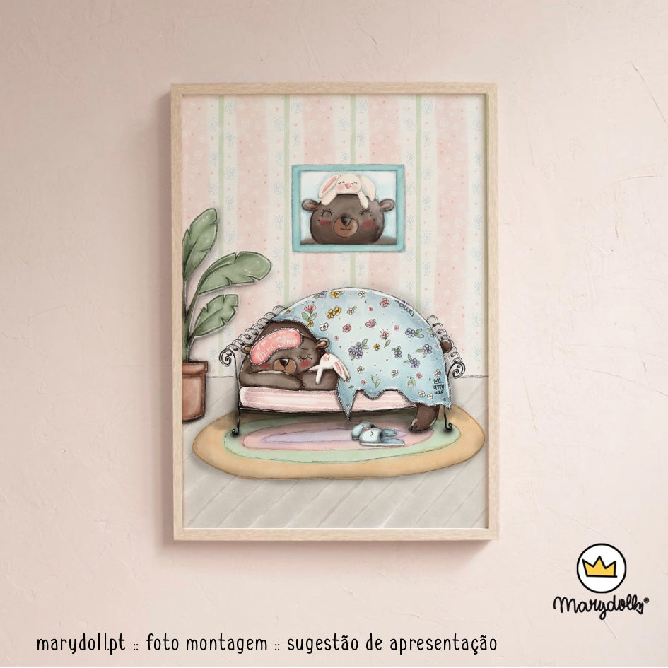 Sleepy Bear | Print