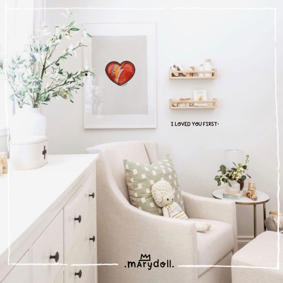Wall vinyl | loved you first