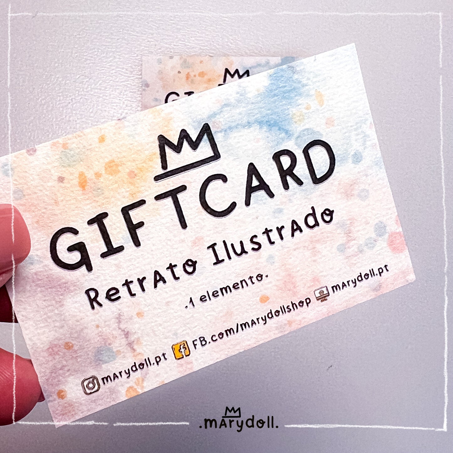 Gift card | Retrato ilustrado