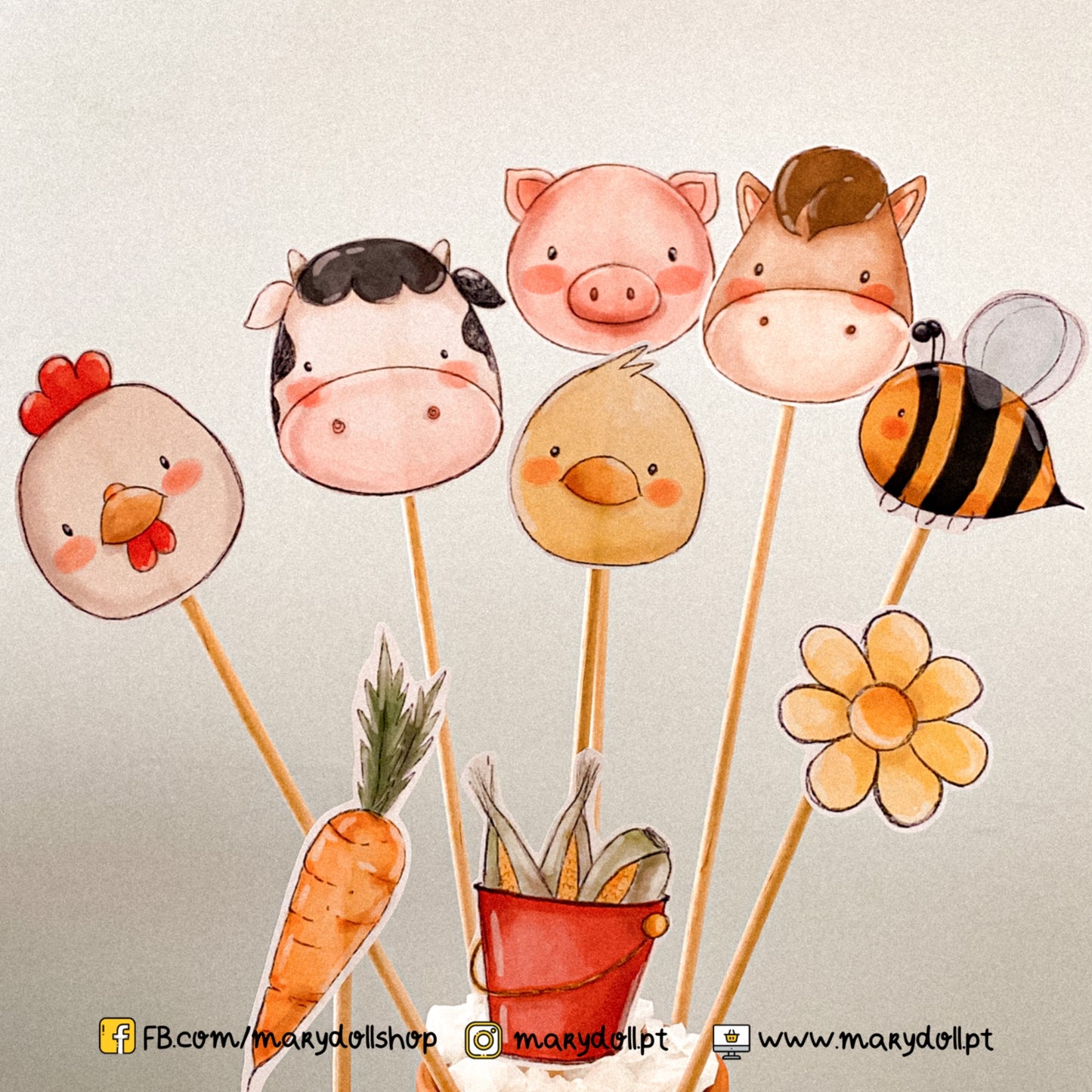 Kit Festa | Animais da Quinta