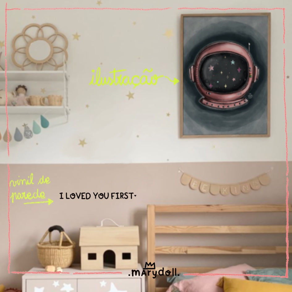 Wall vinyl | loved you first