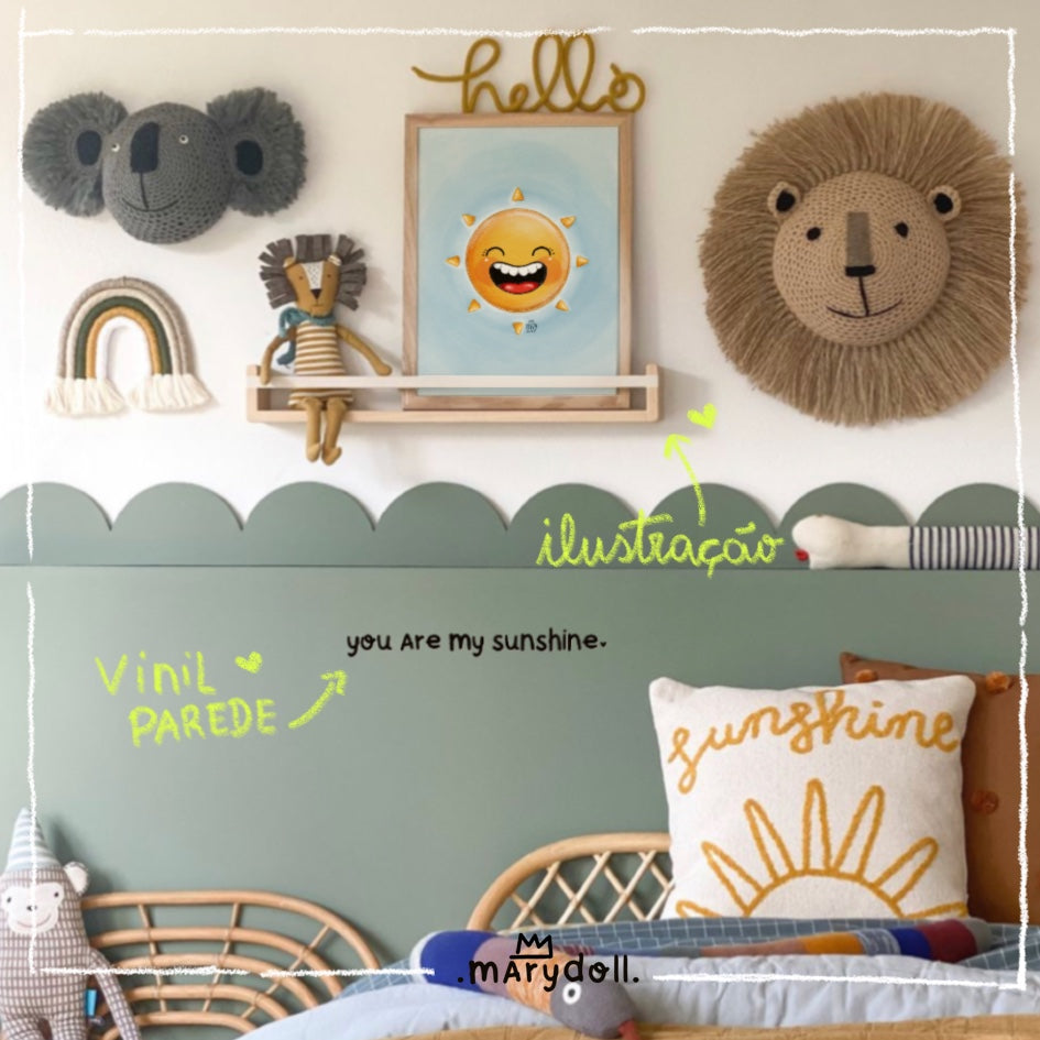 Wall vinyl | sunshine