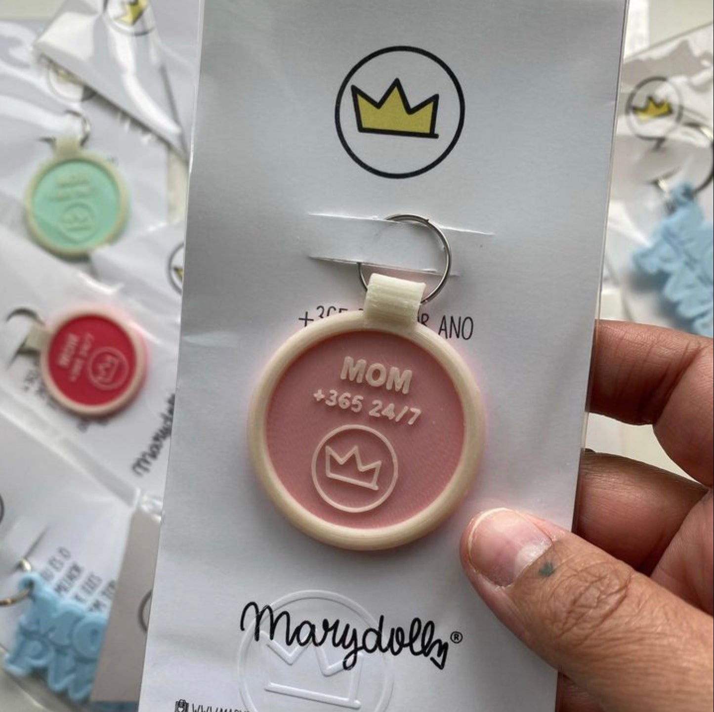 MOM PWR | +365 24/7 Porta-Chaves