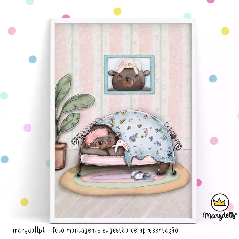 Sleepy Bear | Print