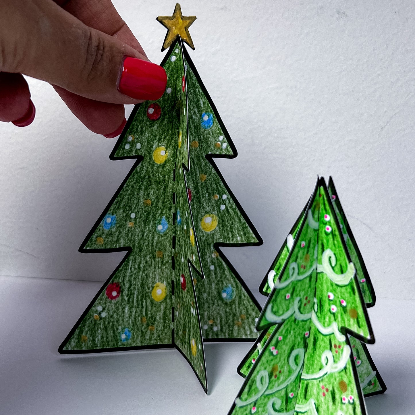 Free Printable | Christmas 2022 | 3d christmas tree