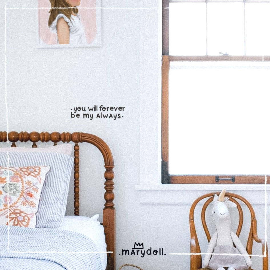 Wall vinyl | my always