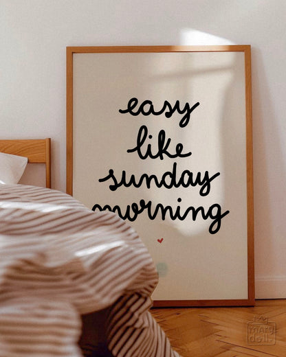 Sunday morning | Print