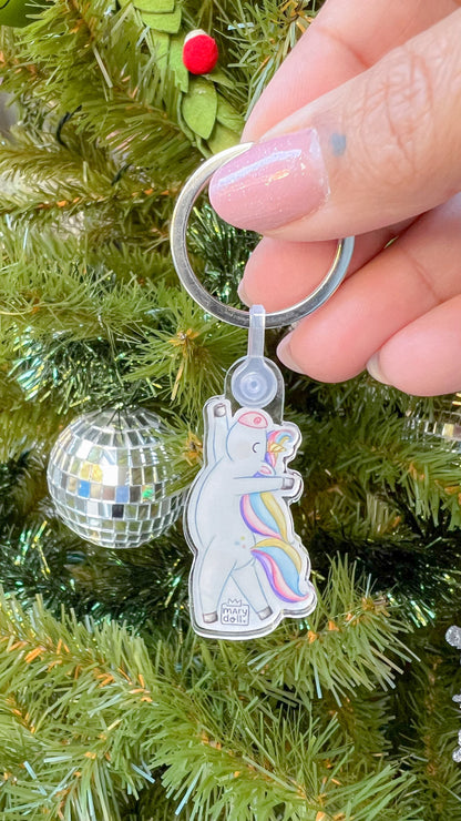 Porta-Chaves mini | dancing Unicorn