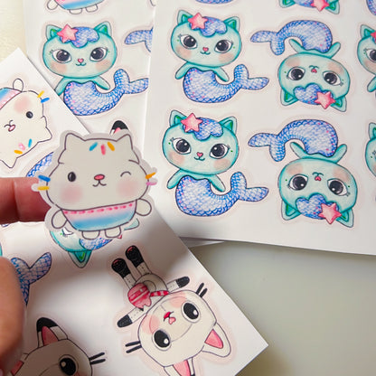 Kit festa | Autocolantes e Tattoos temporárias