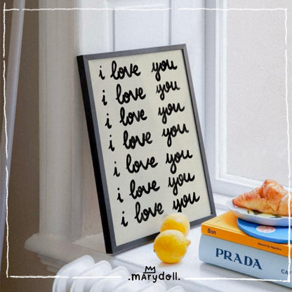 i love you | Print