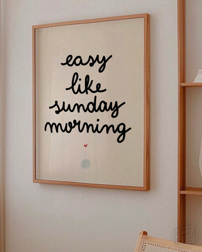 Sunday morning | Print