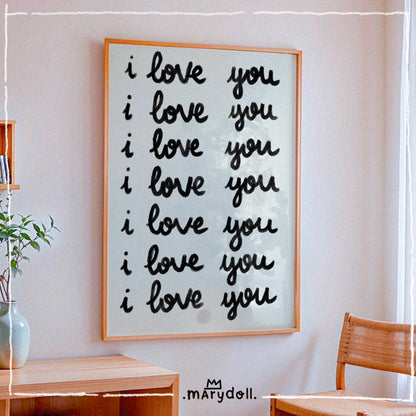 i love you | Print