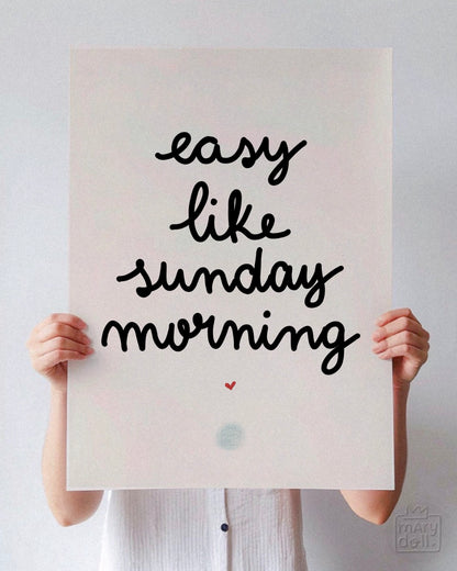 Sunday morning | Print