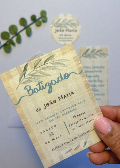 Kit Festa | Batizado :: Comunhão | ramo Oliveira