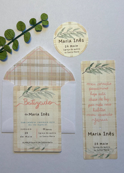 Kit Festa | Batizado :: Comunhão | ramo Oliveira