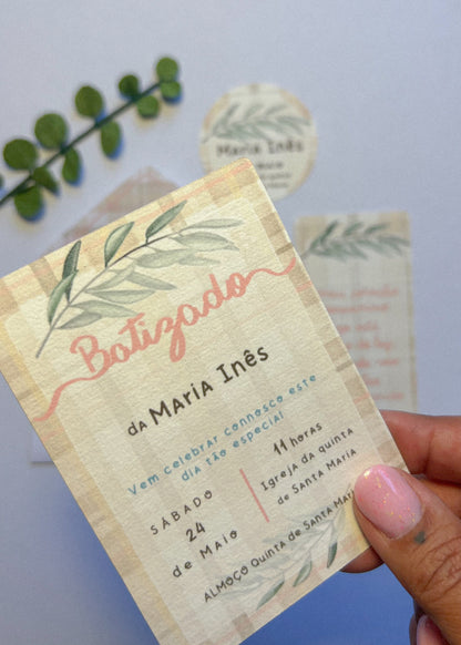 Kit Festa | Batizado :: Comunhão | ramo Oliveira