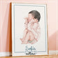 Hello World | illustrated portrait of newborns