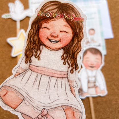 Kit Batizado | Personalizado | Figura Cartoon