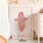 Hello World | illustrated portrait of newborns