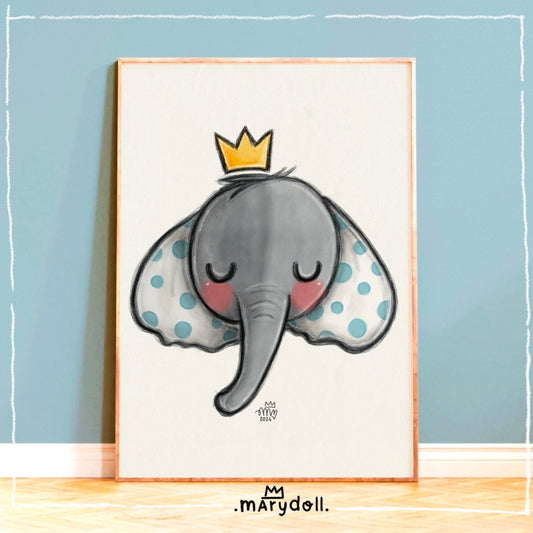 Baby Elephant | Print