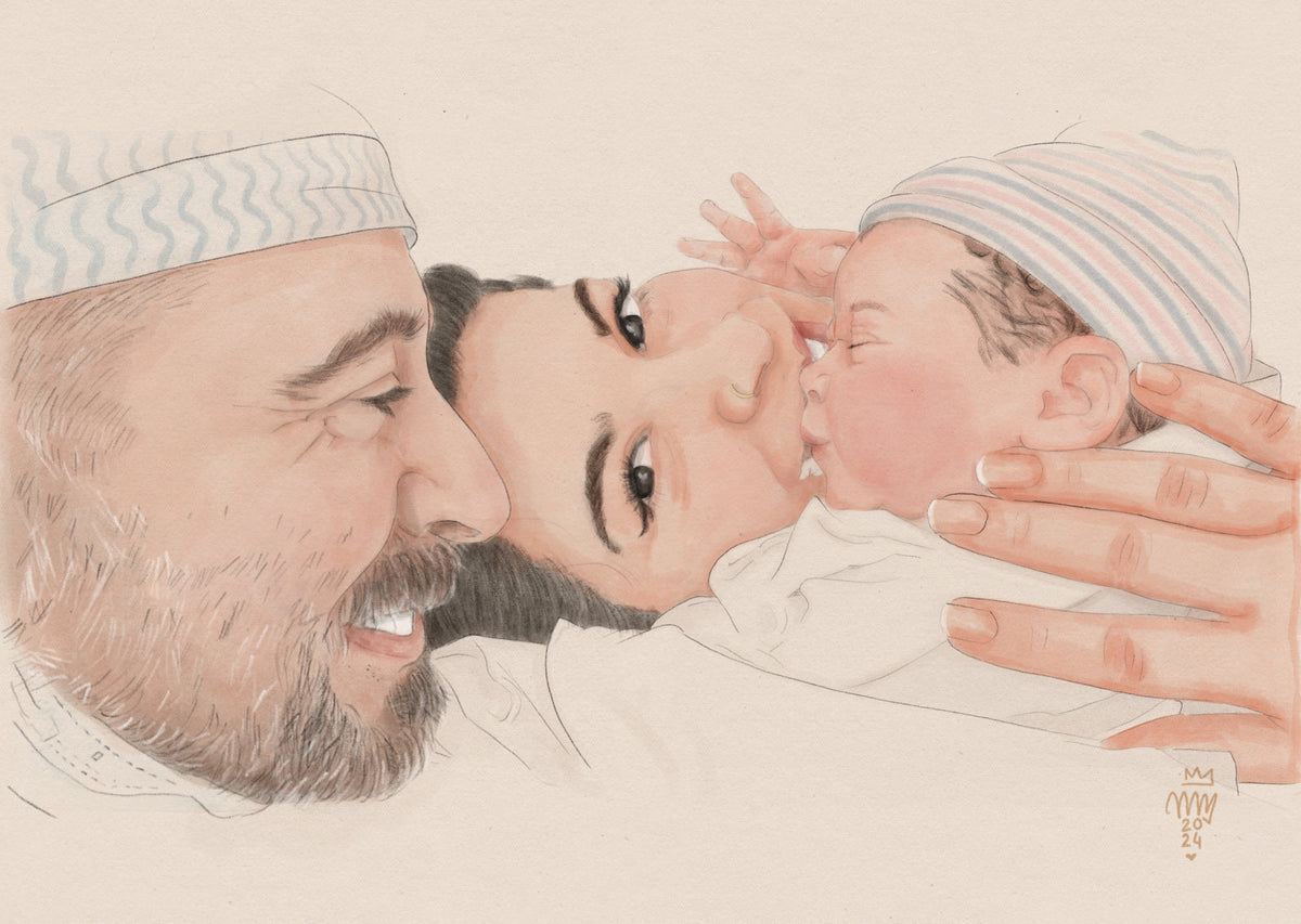 Retrato ilustrado | FRENTE