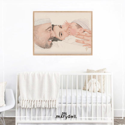 Retrato ilustrado | Simples