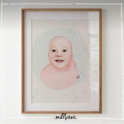 Retrato ilustrado | Simples