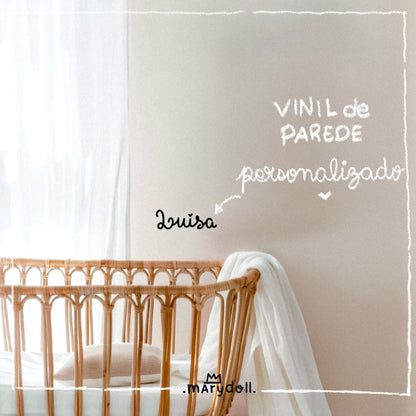 Vinil de parede | Nome personalizado