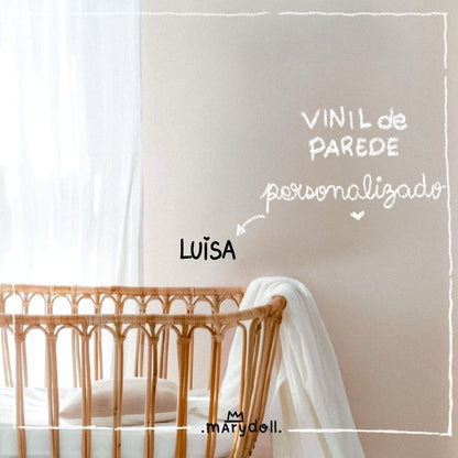 Vinil de parede | Nome personalizado