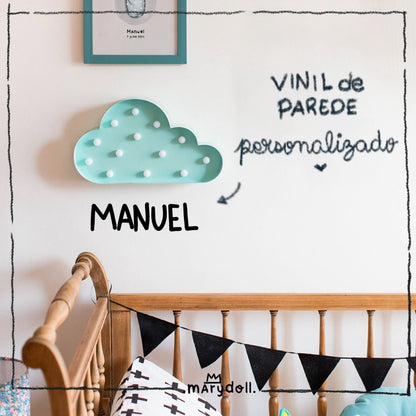 Vinil de parede | Nome personalizado