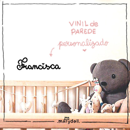 Vinil de parede | Nome personalizado