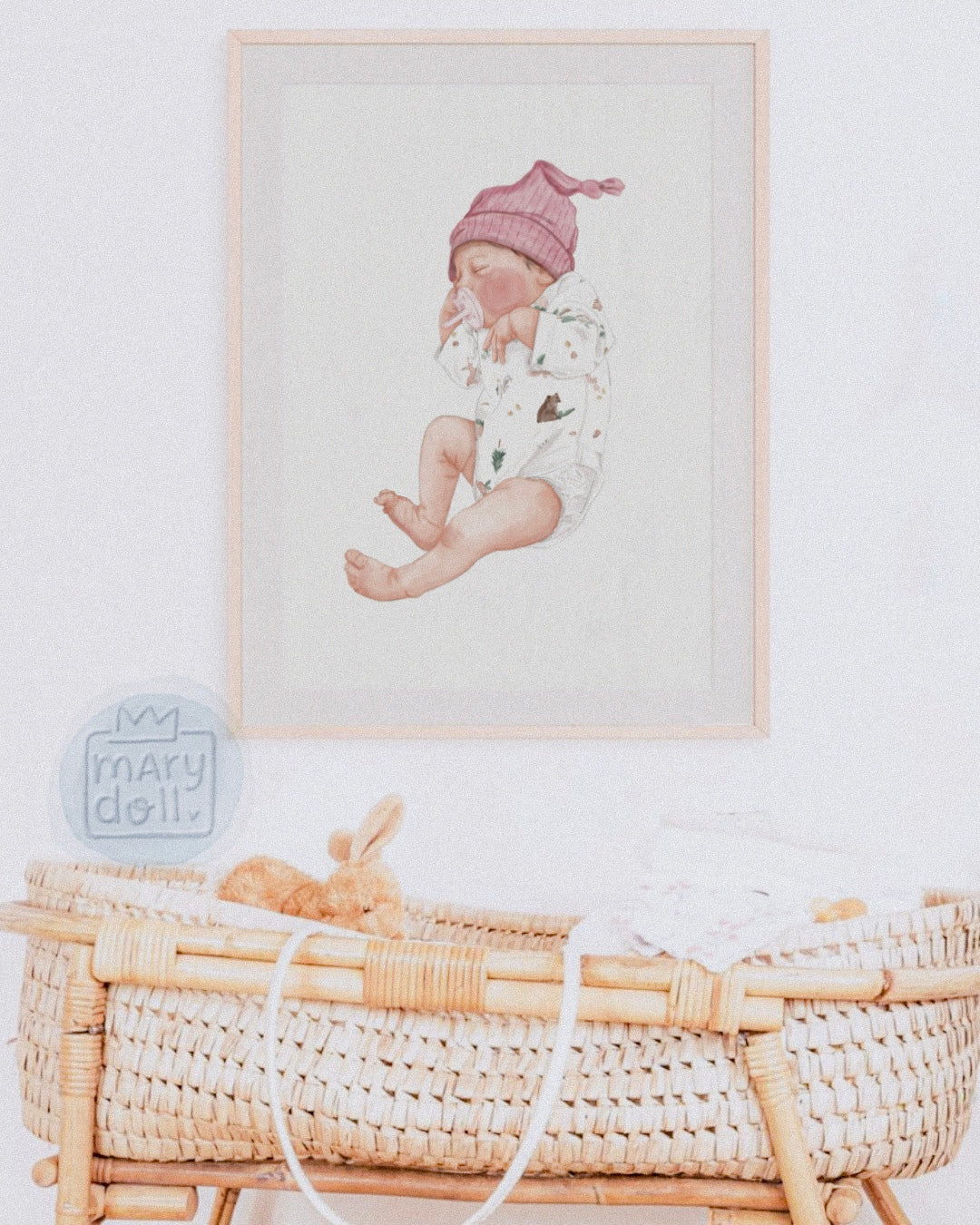 Hello World | retrato ilustrado recém-nascidos