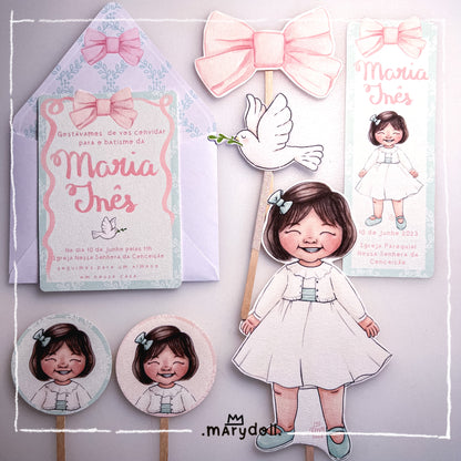 Kit Batizado | Personalizado | Figura Cartoon