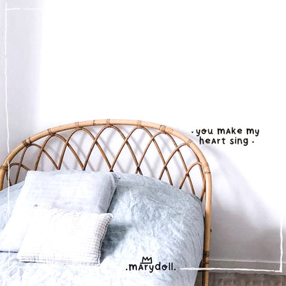 Vinil de parede | my heart sing