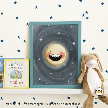 Happy Moon | Print