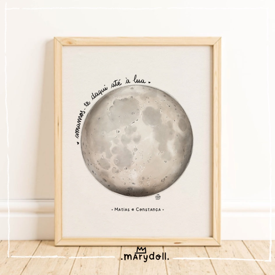 to the moon | Print