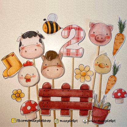 Kit Festa | Animais da Quinta