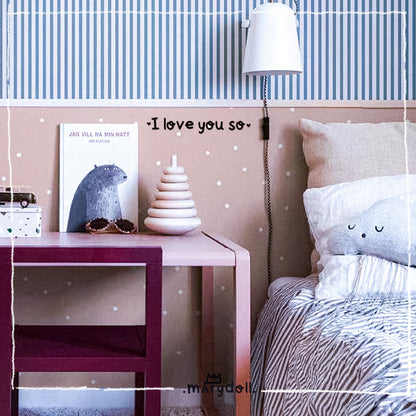 Vinil de parede | love you so