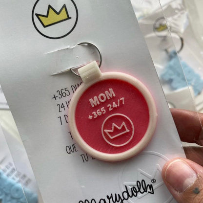 MOM PWR | +365 24/7  Porta-Chaves