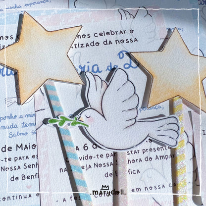 Kit Festa | Pomba Batizado :: Comunhão