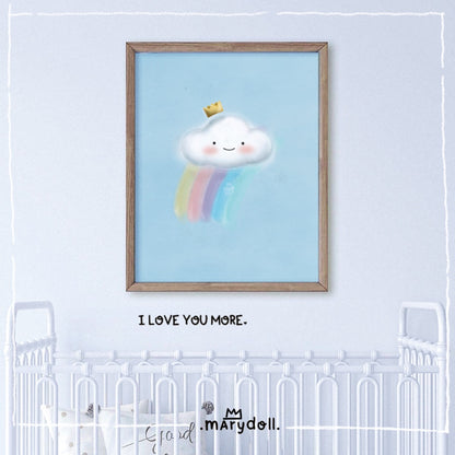 Vinil de parede | love you more