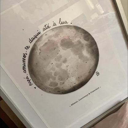 to the moon | Print