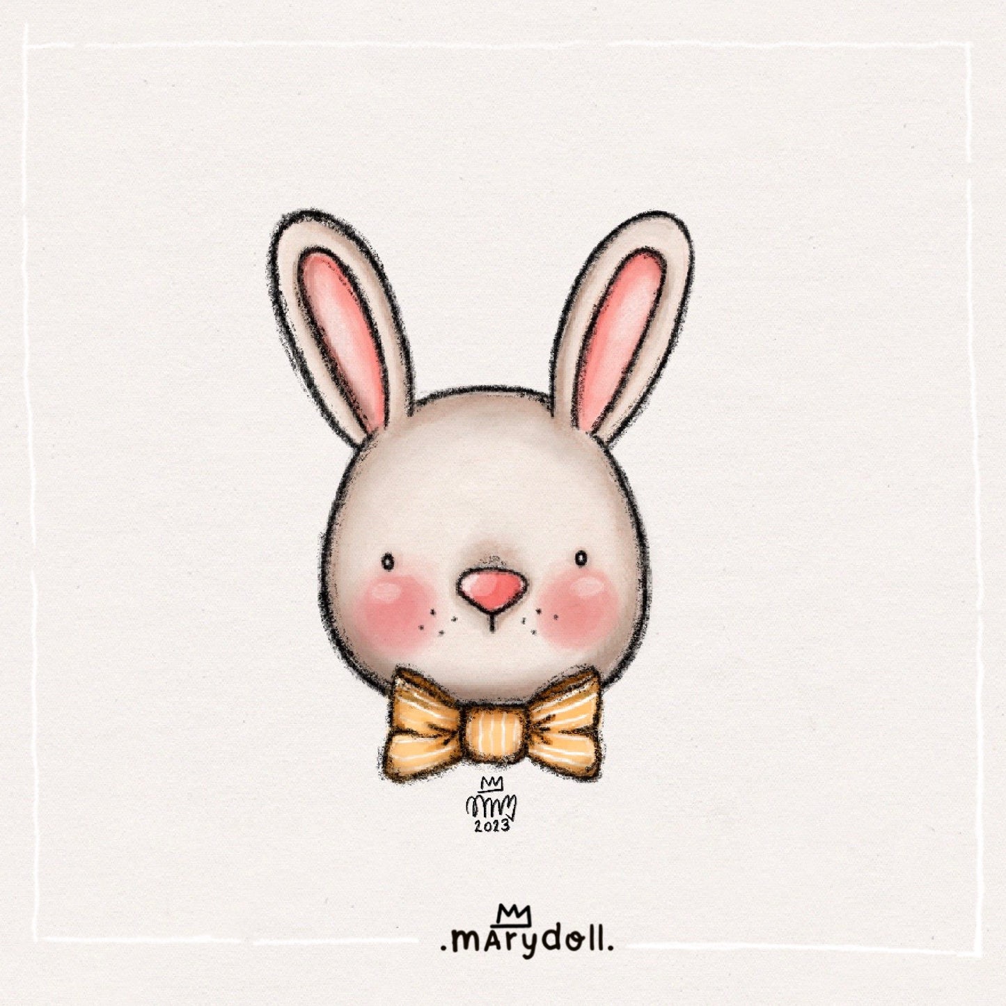 Frame illustration | Rabbit