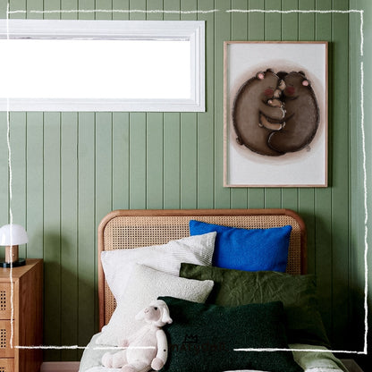 Bear love hug | Print